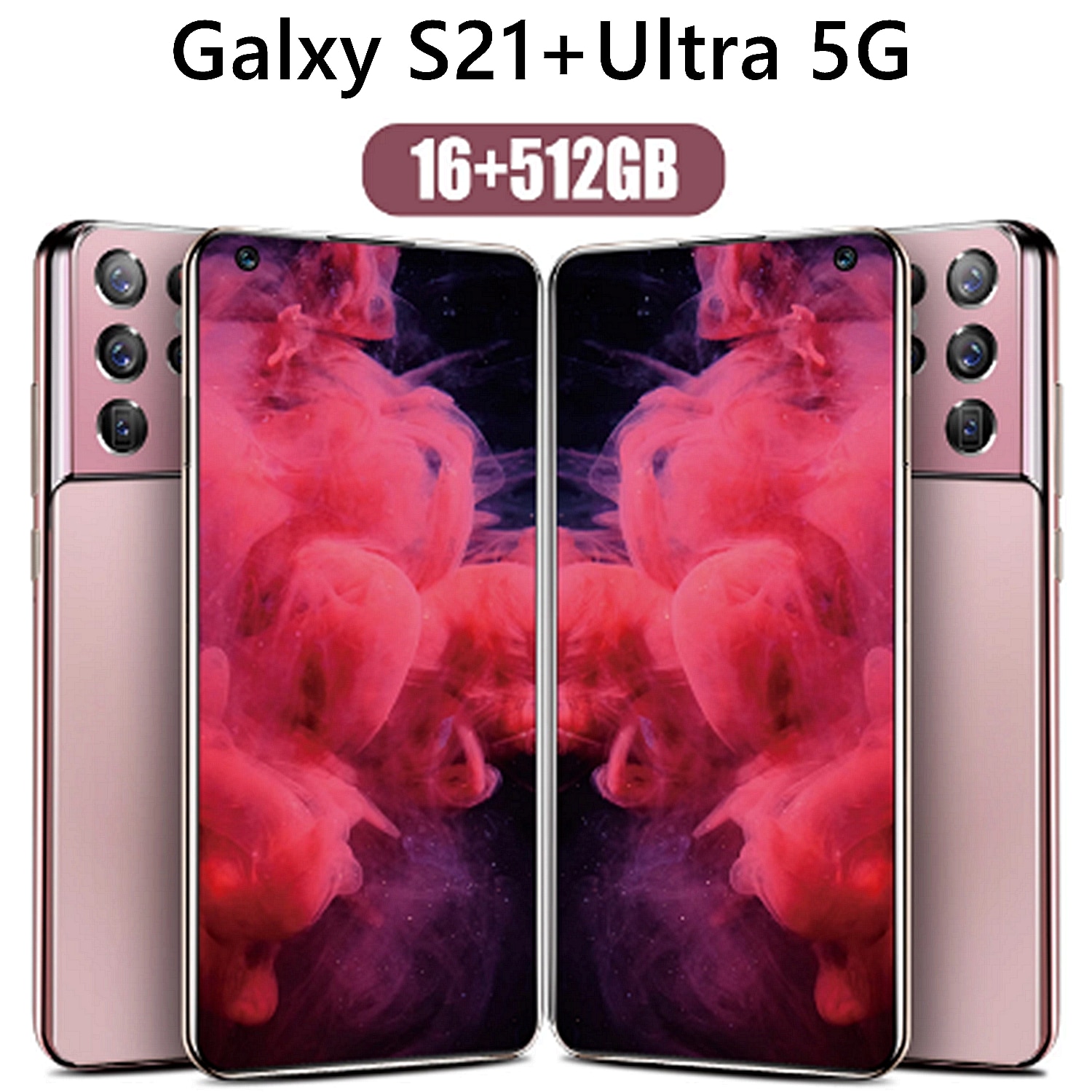 Smartphone Galxy S21 Ultra 7.3 Pulgadas 16 GB 512 GB 24MP + 48MP 5G Android 10 6800mAh 10 Núcleos MTK6889 Cell phone