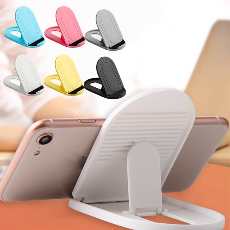 Cell Phone Stand Portable Foldable Desktop Mobile Phone Holders Adjustable Universal Multi-Angle Cradle For Tablet iPhone Xiaomi