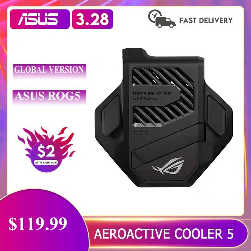 NEW Original AeroActive Cooler 5 For ASUS ROG Phone 5 Cooling Fan Holder Gaming Anti-Heat Adapter ROG5