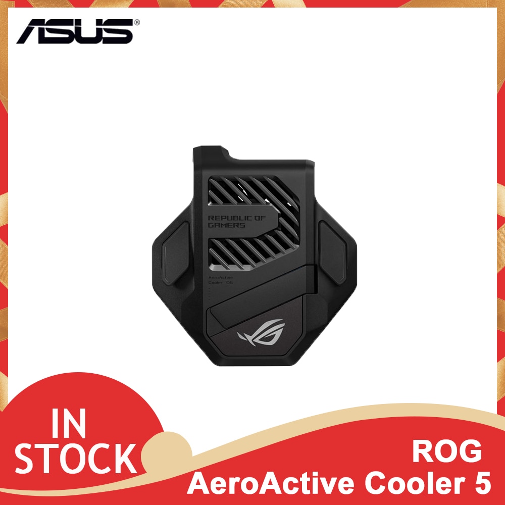 ASUS ROG5 Original AeroActive Cooler 5 For ASUS ROG Phone 5 Cooling Fan Holder Gaming Anti-Heat Adapter ROG5