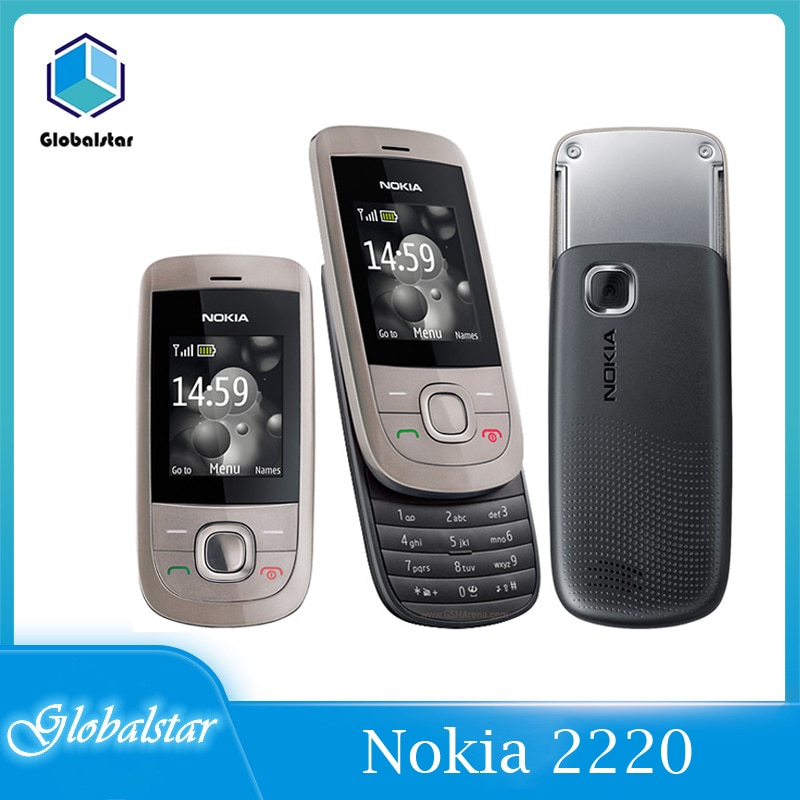 Nokia 2220s Refurbished mobile phones original slide Mobile Phones Unlocked Cheap cell phones mp3 player Fast delivery