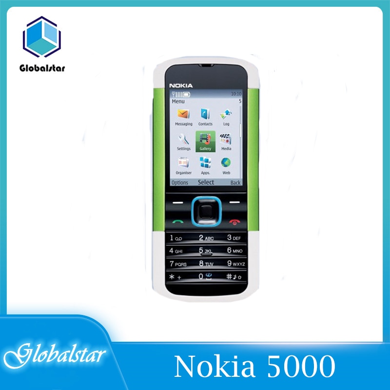 Nokia 5000 Refurbished Original unlocked Nokia 5000 Mobile phone FM Radio Bluetooth one year warranty phone