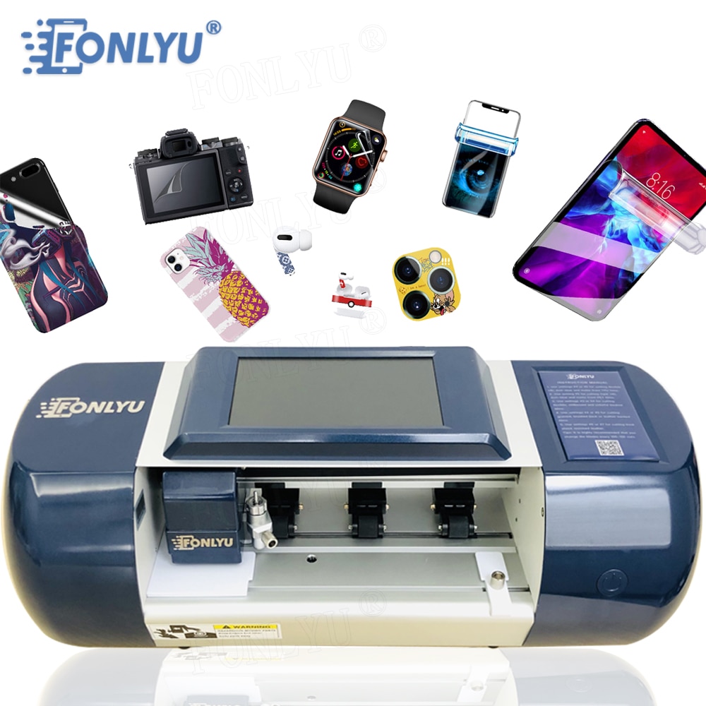 FONLYU Wifi Version F150 Hydrogel Film Cutting Machine Back Cover Plotter Screen Protector Cutter For Moblie Desk Airpods CAM