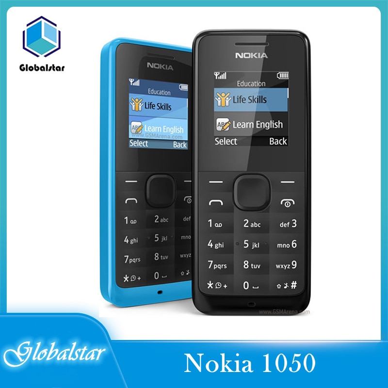 Nokia 105 1050 Refurbished mobile phones Unlocked Original FM Radio Mobile Phone Single SIM Card or Dual SIM Card Free shipping