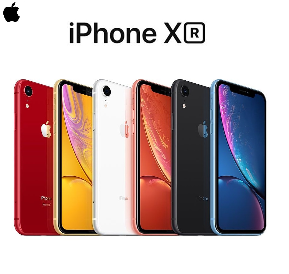 Unlocked Used Apple iPhone XR 6.1" Retina HD Display Full Screen Mobile Phone Face ID 4G LTE Hexa-core A12 Bionic IOS Smartphone