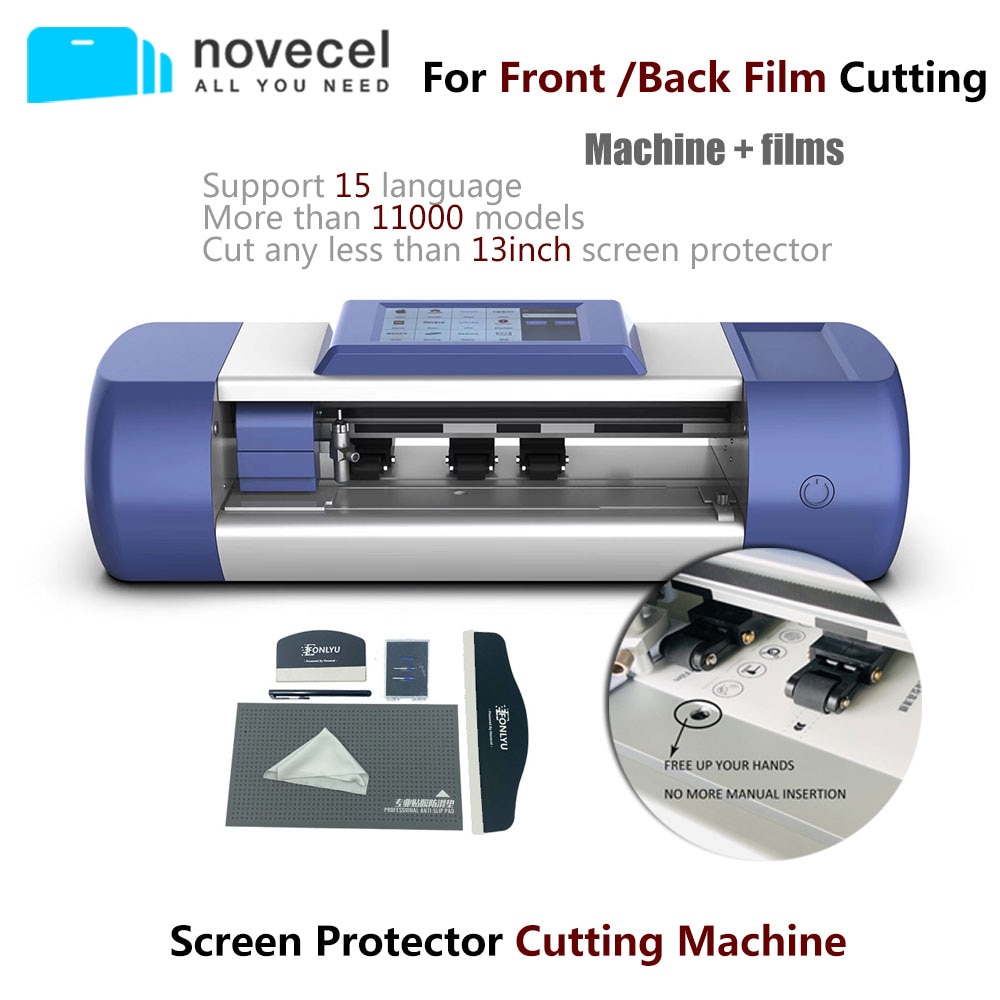 Fonlyu Hydrogel Film Cutting Machine Screen Protector Film Cutter Plotter For Phone Watch Airpods Pad Front Film Cutter Plotter