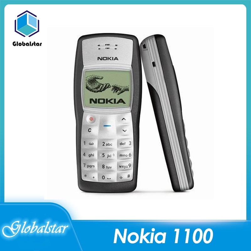 Nokia 1100 refurbished mobile phones Original Unlocked GSM 2G Cheap Good Quality Cell Phone refurbished Free shipping