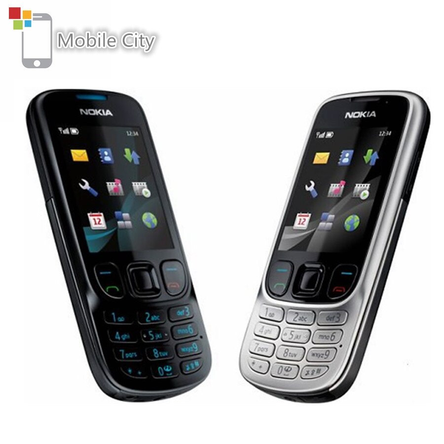 Unlocked Nokia 6303c Classic Cell Phone FM 3MP Camera Support Russian Keyboard Used Phone