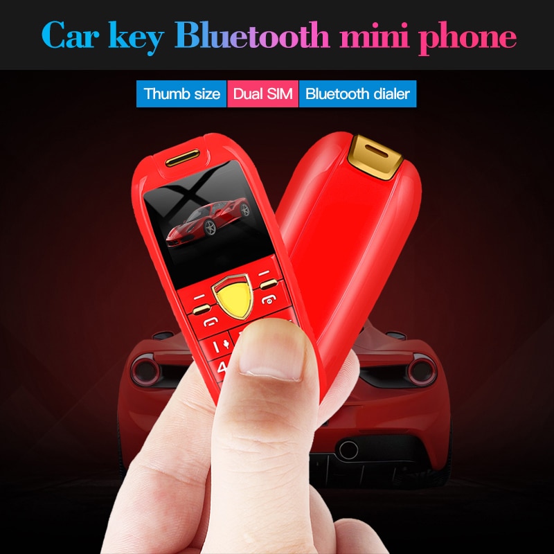 Mini mobile phone HD highlight display 2G GSM Dual sim card Bluetooth dialing MP3 phone bood recording alarm cell phone