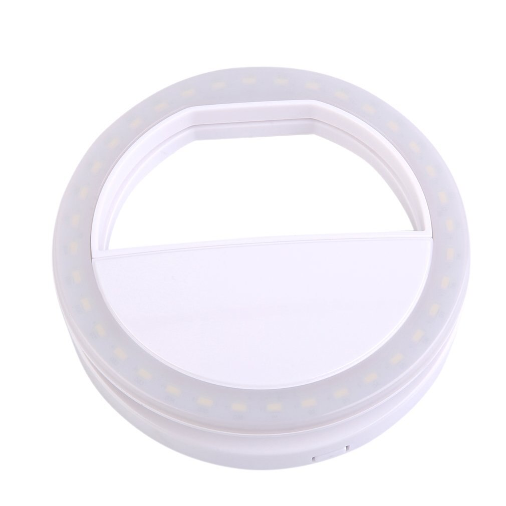 Universal Selfie LED Flash Ring Light Portable Selfie Lamp Mobile Phone Lens For iPhone XS Max Samsung Luminous Ring Clip