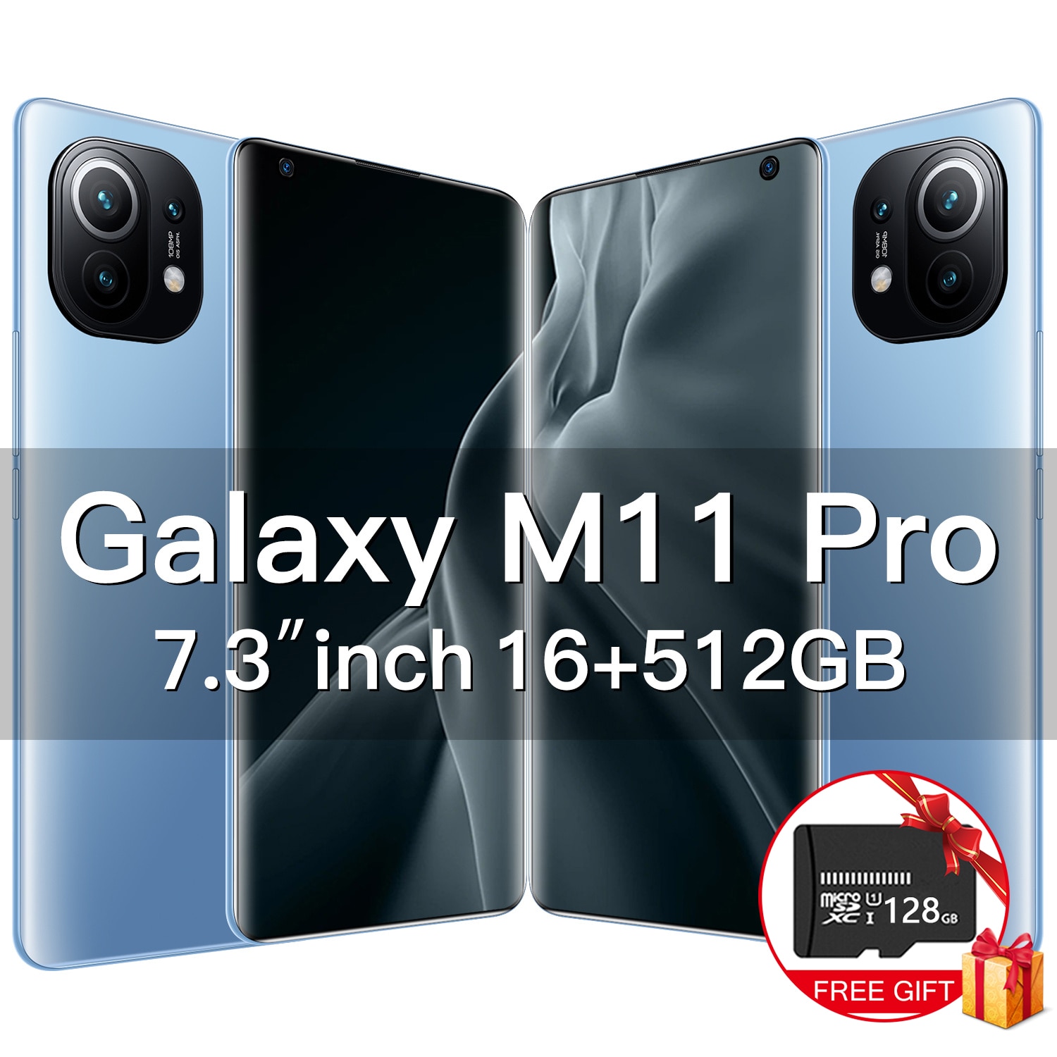 Hot Selling Xiao M11 Pro 6800mAh Newest 7.3inch 16GB 512GB Mobile phone 10 Core Cellphone 5G 4G LTE Smartphone Network