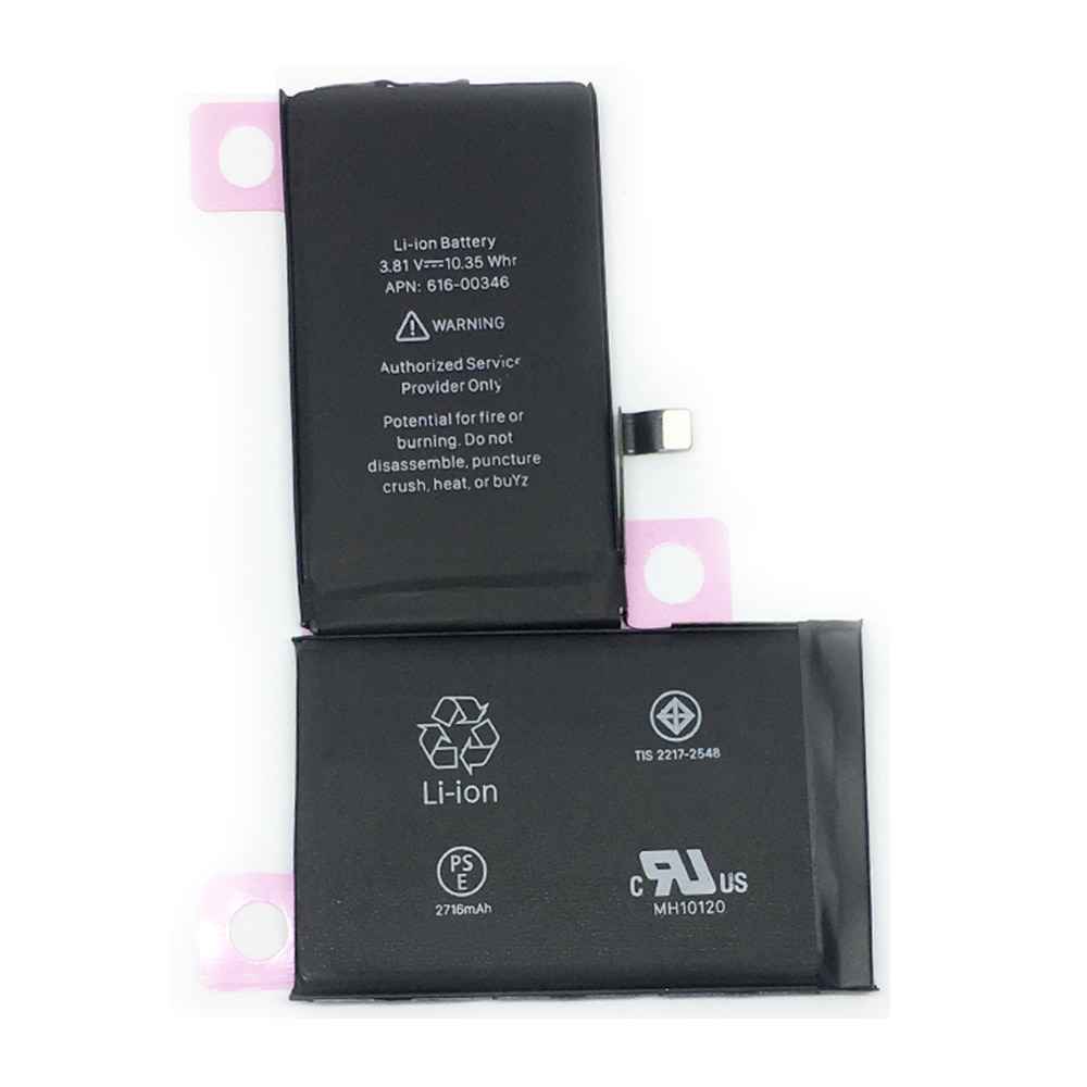 Original Polymer Li-ion Battery For X XS XR XSMAX 11 11PRO 11PRO MAX 10Pcs Rechargeable Replacement