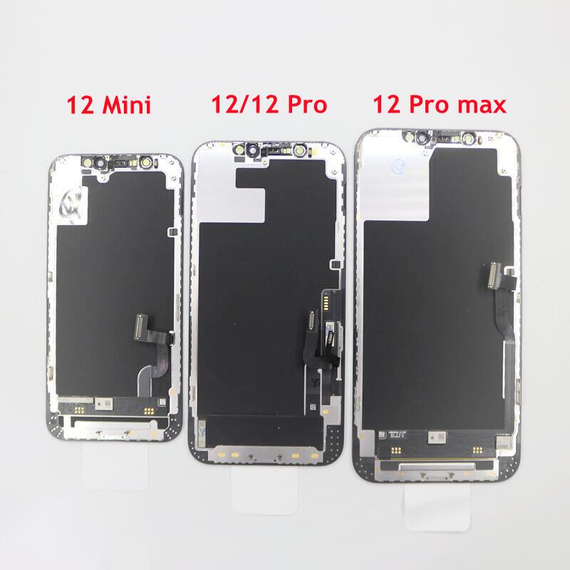 Original Pantalla Bildchirm OLED For iPhone 12 Mini Pro Max LCD Ecran Touch Screen Display Digitizer Replacement Assembly