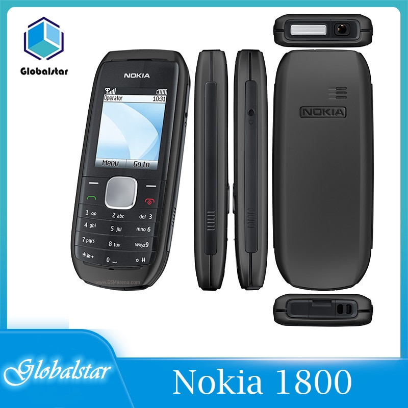 Nokia 1800 refurbished mobile phones Original Unlocked 1800 Original Nokia 1800 2G GSM Unlocked Cheap Used Celluar Phone Feature
