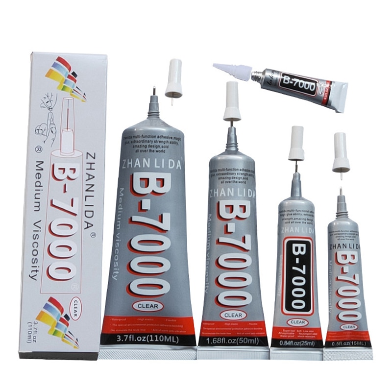 1PC B7000 Glue for Cell Phone LCD Touch Screen Rhinestones Crystal Adhesive 9ml 15ml 25ml 50ml 110ml Needles Jewelry Crafts Glue