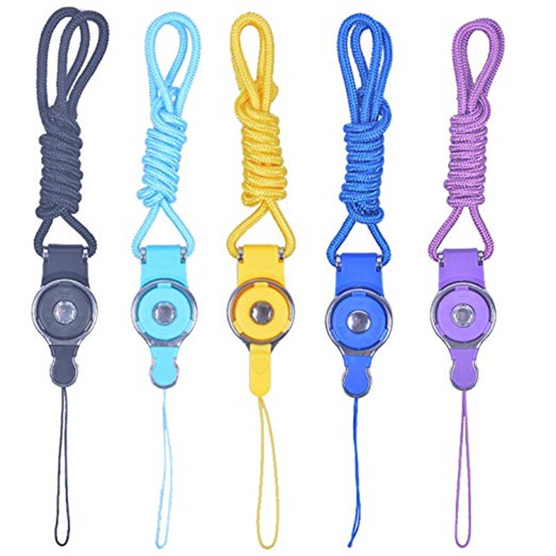 Detachable Long Lanyard Neck Strap 12 Colors For Key id badge holder Xiaomi mi 5 mi5 iPhone 7 6 keycord Mobile Phone Lanyards