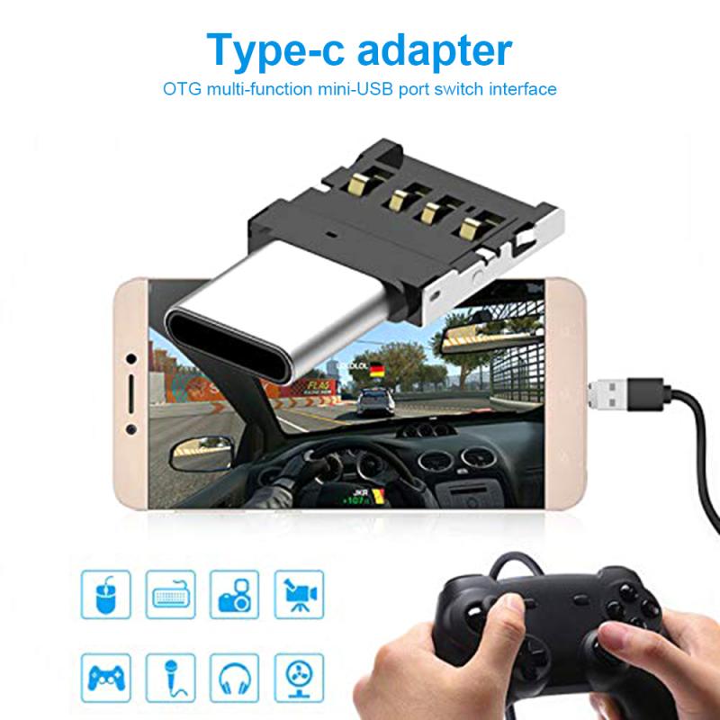 Type-c Adapter OTG Multi-function Converter USB Micro-transfer Interface Adapter Type-C OTG Cable Converter For Xiaomi Huawei