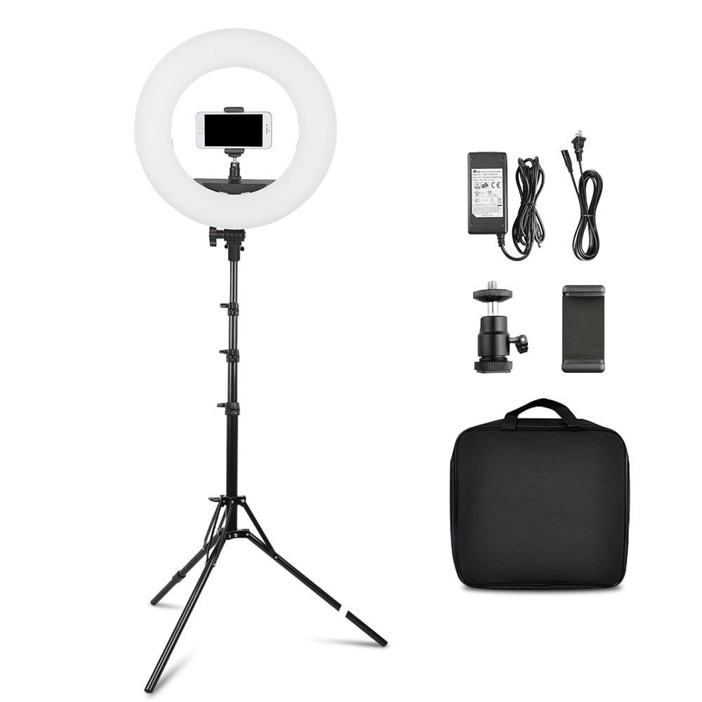 capsaver 14 inch 18 inch ring light LED video light makeup light with tripod TL-160S TL-600S L4500 RL-12A RL-18A