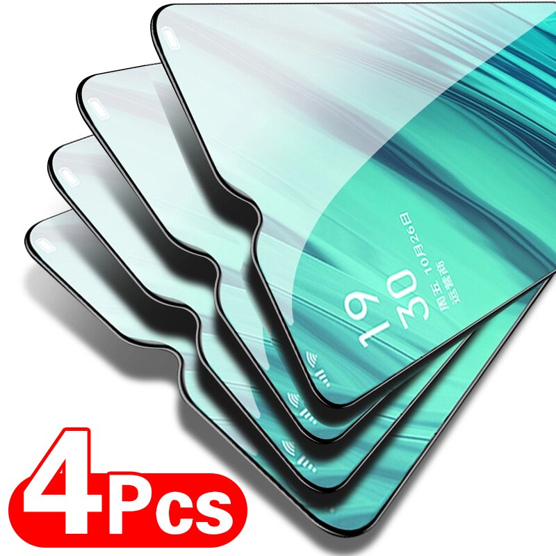 4Pcs Full Cover Screen Protector For Redmi Note 9 9s 10 Pro Max 8 7 Pro Glass For Xiaomi Redmi 9 9A 8 8A Tempered Glass Film