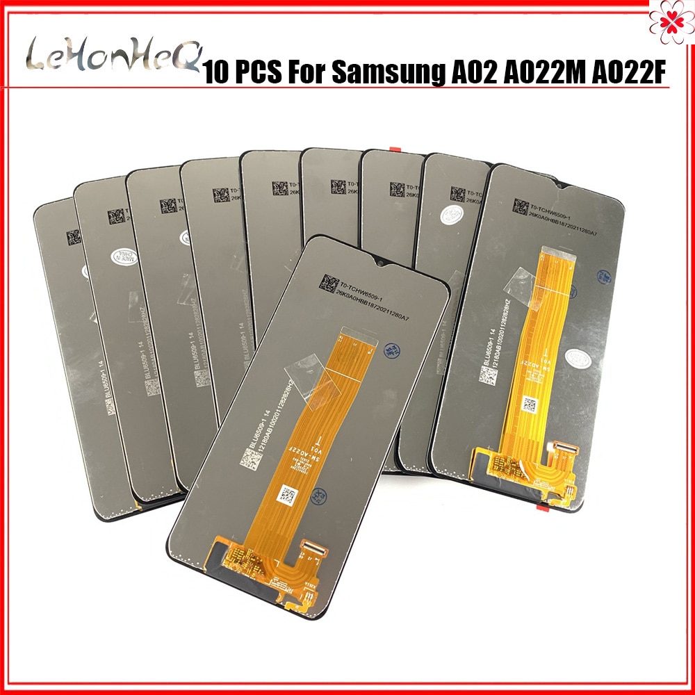 10 Piece/lot For Samsung A02 A022 SM-A022F Display lcd Screen Replacement For Samsung A02 A022F Digitizer Assembly Touch Screen