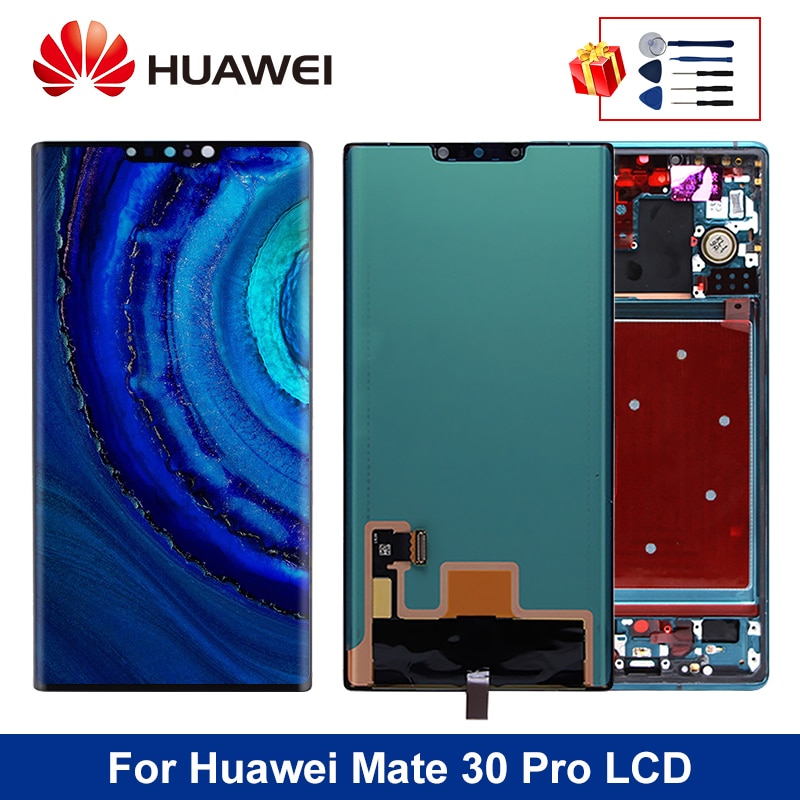 6.53" For HUAWEI Mate 30 Pro LCD Display Touch Screen Digitizer Replacement Parts For Mate 30 PRO LIO-L09 LIO-L29 LCD Display