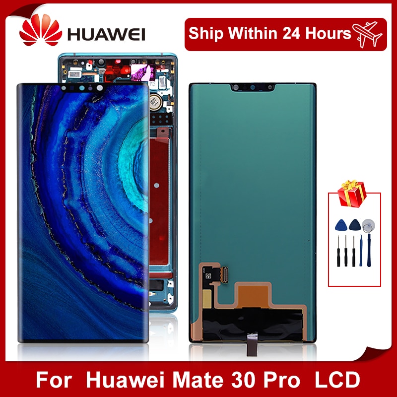 6.53'' Original For Huawei Mate 30 Pro LCD Touch Screen Digitizer Assembly For HUAWEI LIO-L09 LIO-L29 LCD Display Replacement