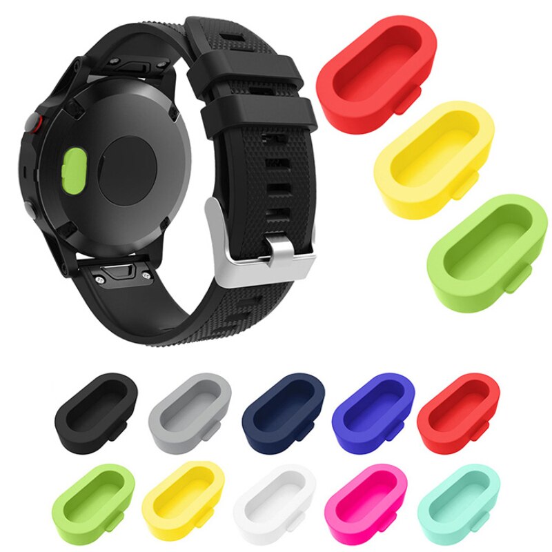 Silicone Dust Protection Caps For Garmin Fenix 5 Forerunner 935 Anti-scratch Dust Protection Anti-dust Blocks Dustproof Covers