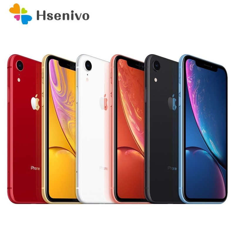 Apple iPhone XR Original Refurbished new Face ID 5.8" iOS A11 Smartphone 64GB/128G ROM 12MP Hexa Core Mobile Phone