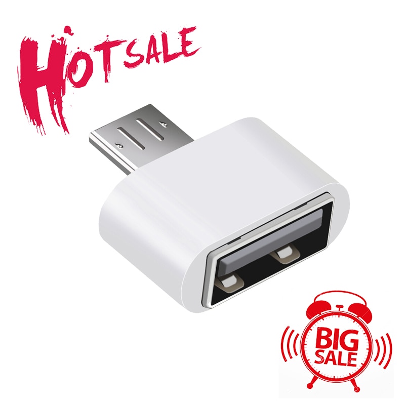 1 Pc OTG Portable Data Converter Micro USB Male To USB 2.0 Female Adapter For Android Phone