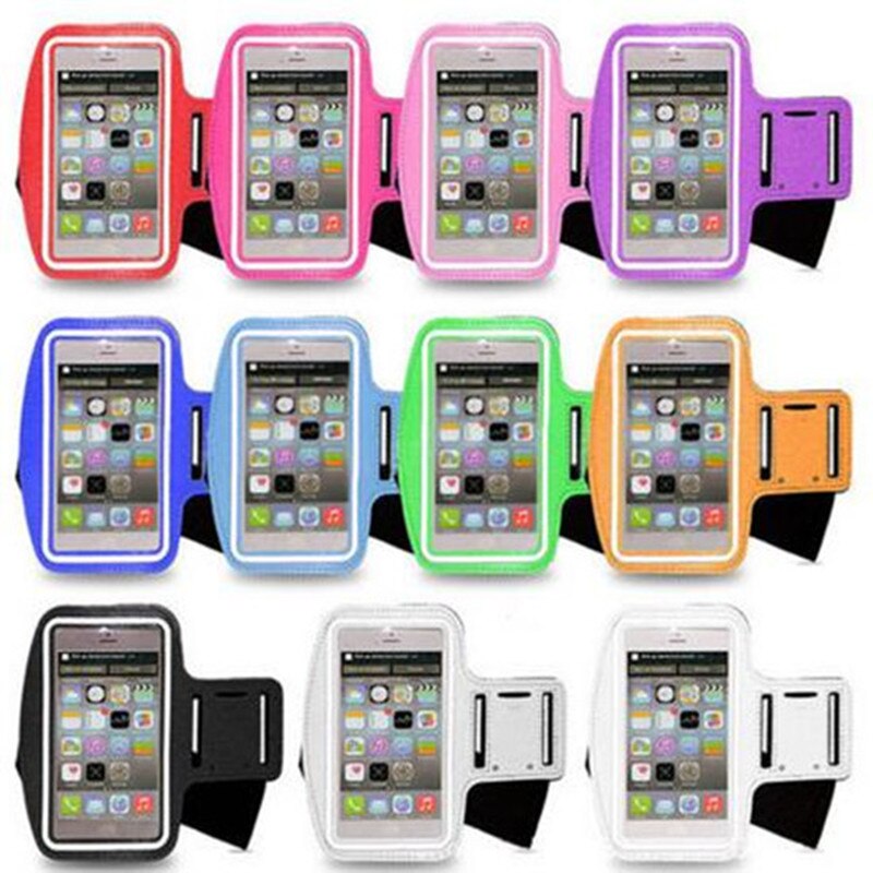 Winangelove 100ps/lot Gym Arm Band Jogging Exercise Running Sport Bag Cover Belt Sports Waterproof Armband Case for iphone5s