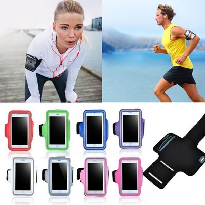 Winangelove 500pcs Outdoor Running Sports Gym Arm Cell Phone Armband Holder For iPhone 5 5s 6s 6 / 6s Plus Pouch Cover armband