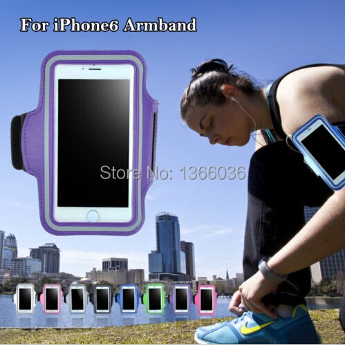 Winangelove 100pcs/lot wholesale price Belt Travel Accessory Gym Running Sports Armband Case for iPhone 6 6G 4.7 inch