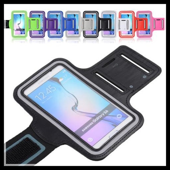 500pcs/lot Armband for S6 Edge Adjustable Running SPORT GYM Armband Bag for Samsung Galaxy S6 edge Waterproof Jogging Arm Band