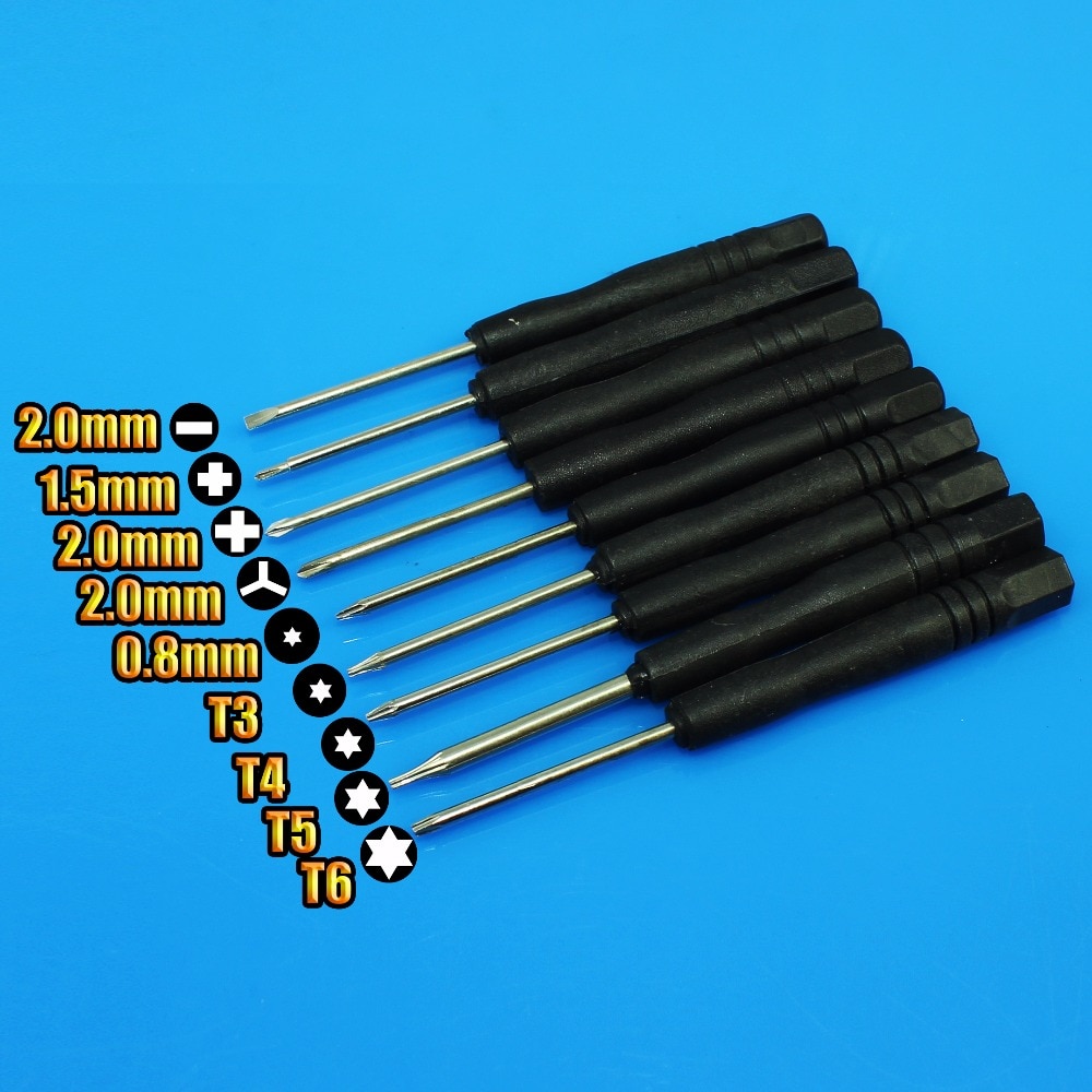 1 pcs/lots 8.5cm Screwdriver Phillips T4 T5 Slotted Mini Screwdriver for toys phone screw bolt driver portability