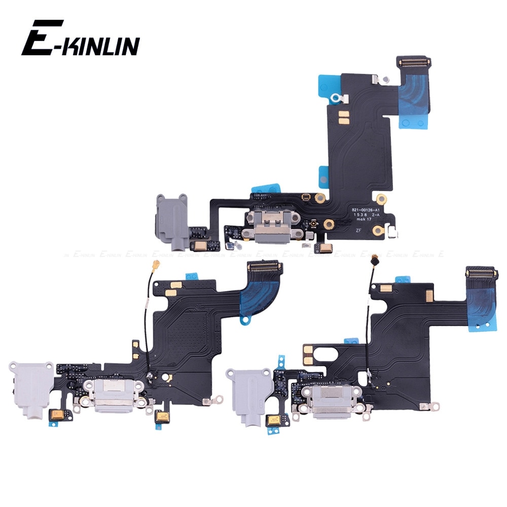 High Quality Charging Flex Cable For iPhone 5S SE 6 6S 7 8 Plus USB Charger Port Dock Connector With Mic Flex Cable