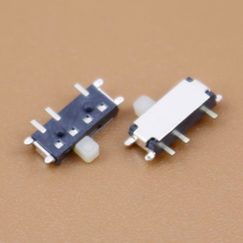 YuXi New 1PCS/Lot MP3 Toggle Switch MK12C02 7P-12608 Micro Switch Miniature Toggle MP3 Key Button Wholesale