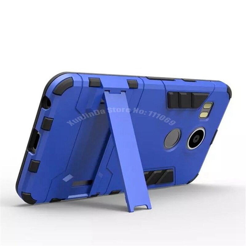 50pcs DHL Free For LG G4 G5 V10 Nexus 5X Nexus5x 5.2'' inch Case Quality Hard PC and TPU Hybrid Armor Cover Stand Phone Case