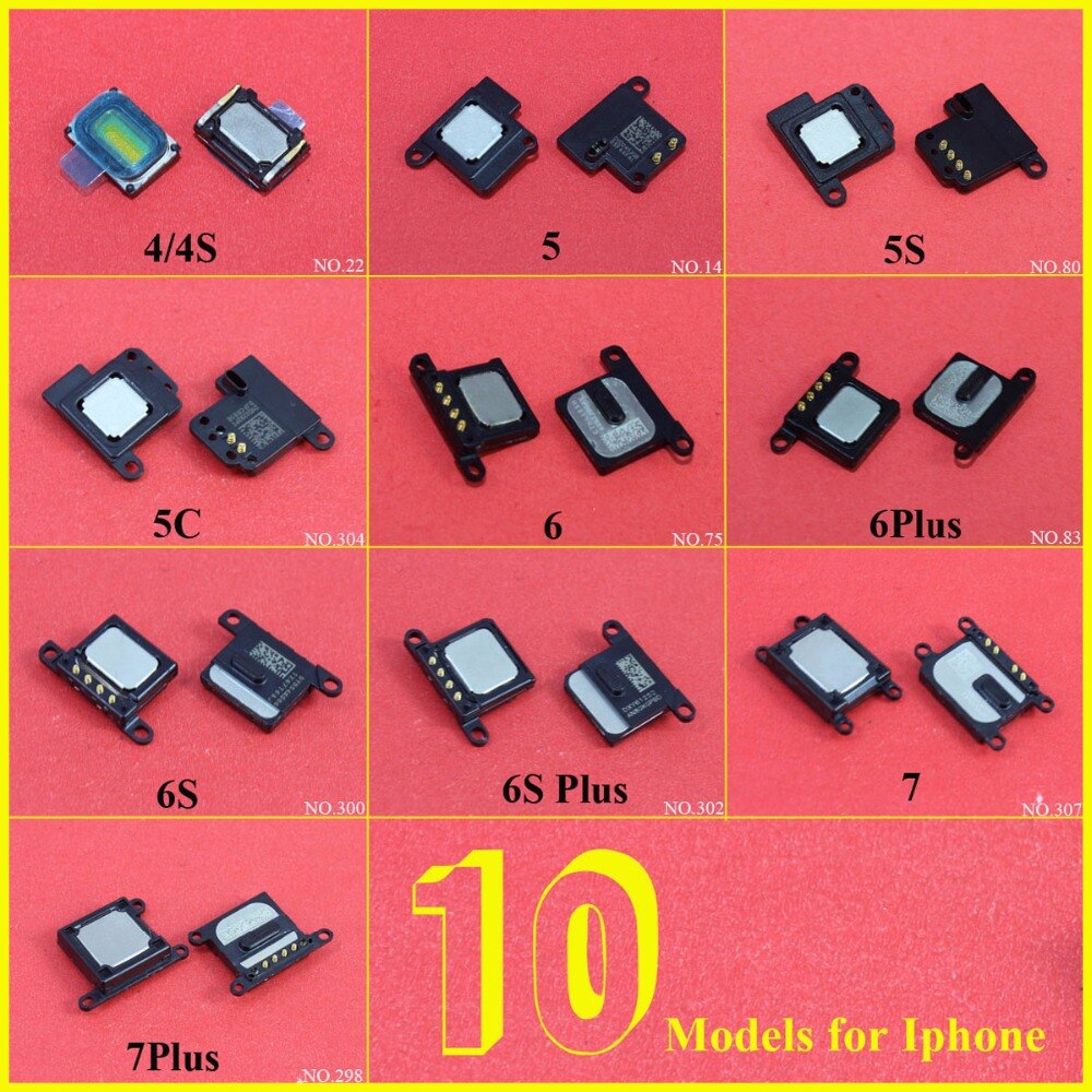 Earpiece Ear Sound Speaker Buzzer Ringer Receiver Repair Replacement For iPhone 4 4G 4S 5 5S 5C 6 6Plus 6S 6Splus 7 7Plus