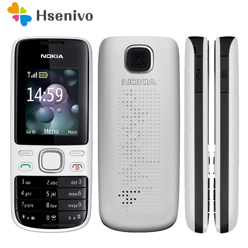 Nokia 2690 Refurbished-original unlocked 2690 mobile phones internal 3MB GSM bar cellphones refurbished