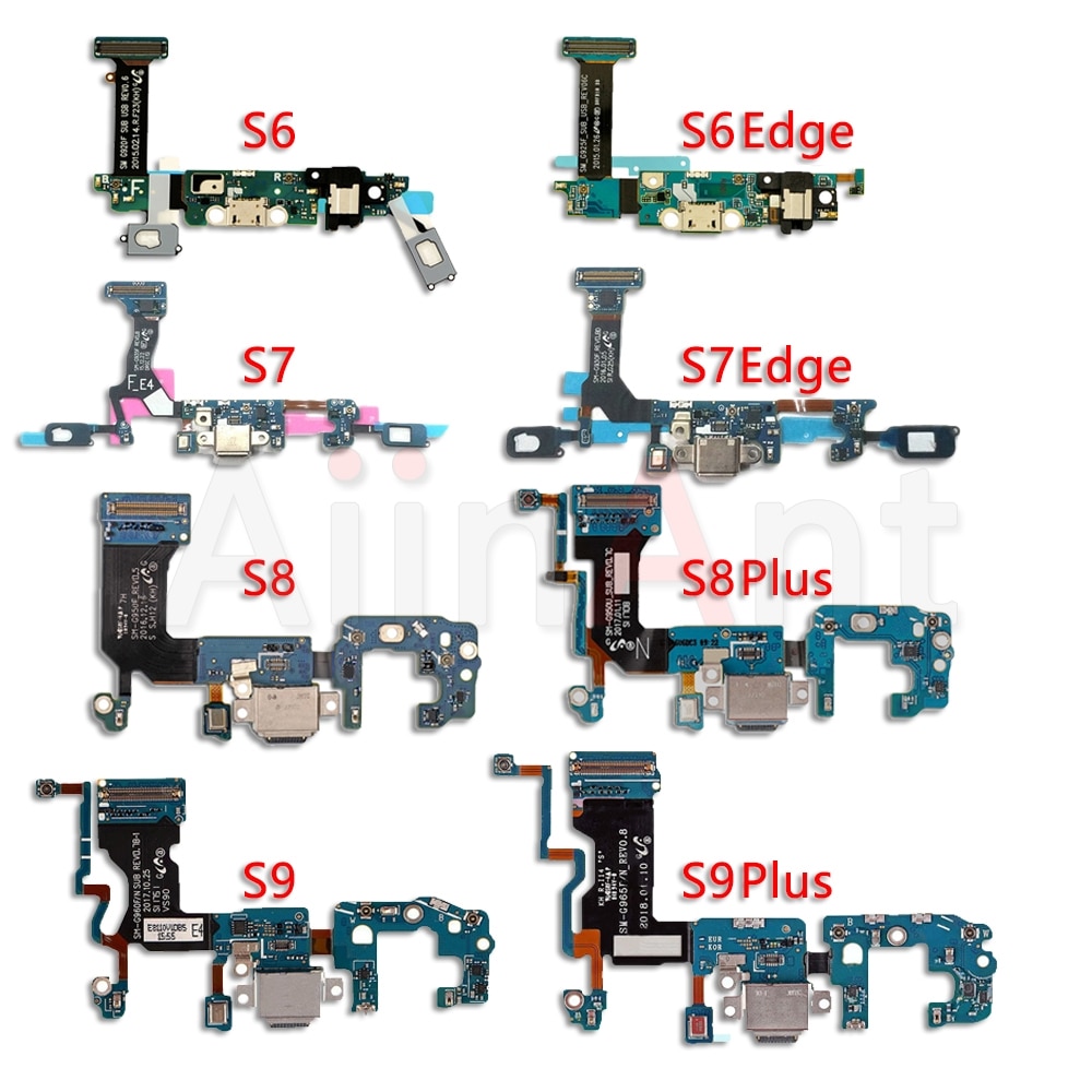 Original USB Charging Dock Connector Flex Cable For Samsung Galaxy S5 S6 S7 Edge S8 S9 Plus G920F G925F G930F G935F G950F G955F