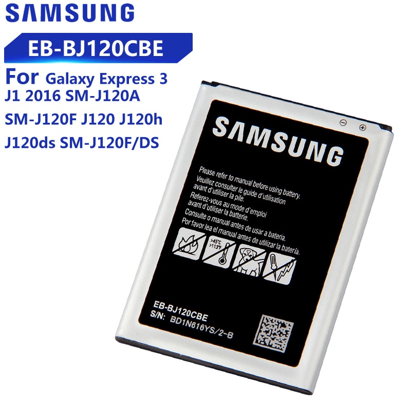 Original Battery For Samsung Galaxy Express 3 J1 2016 SM-J120A SM-J120F SM-J120F/DS J120 J120h J120ds EB-BJ120CBE EB-BJ120CBU