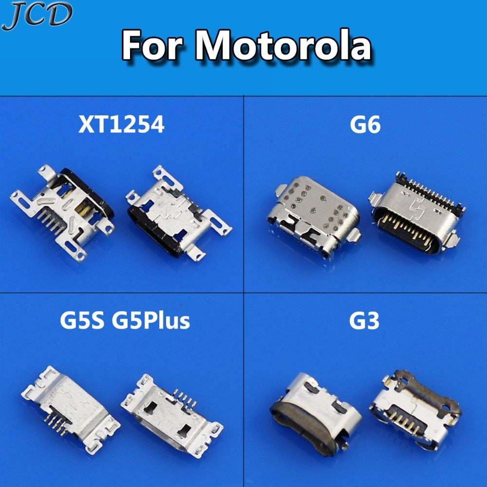 JCD Micro usb Charging Port Dock connector for Motorola Moto XT1254 g4 G4 XT1625 G6 G5S G5Plus mini usb jack socket charging