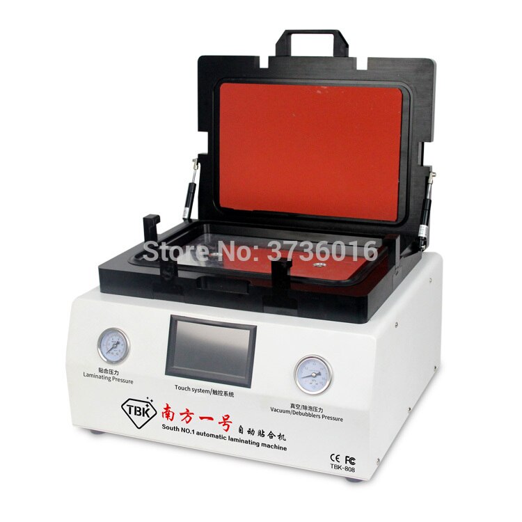 Top Quality TBK 808 2 in 1 Automatic LCD Repair Machine Lcd Laminating Bubble Remover auto lcd front glass repair machine