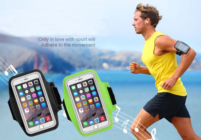 DHL 50PCS/LOT Sports Wrist Arm Band Bag Pouch Mobile Cell Phone Holder Wallet Portable Outdoor