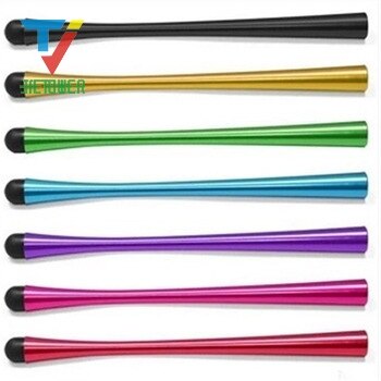 1000pcs/lot Canton Tower waistline metal all tablet touch-precision Small pretty waist stylus capacitive pen touch pen wholesale