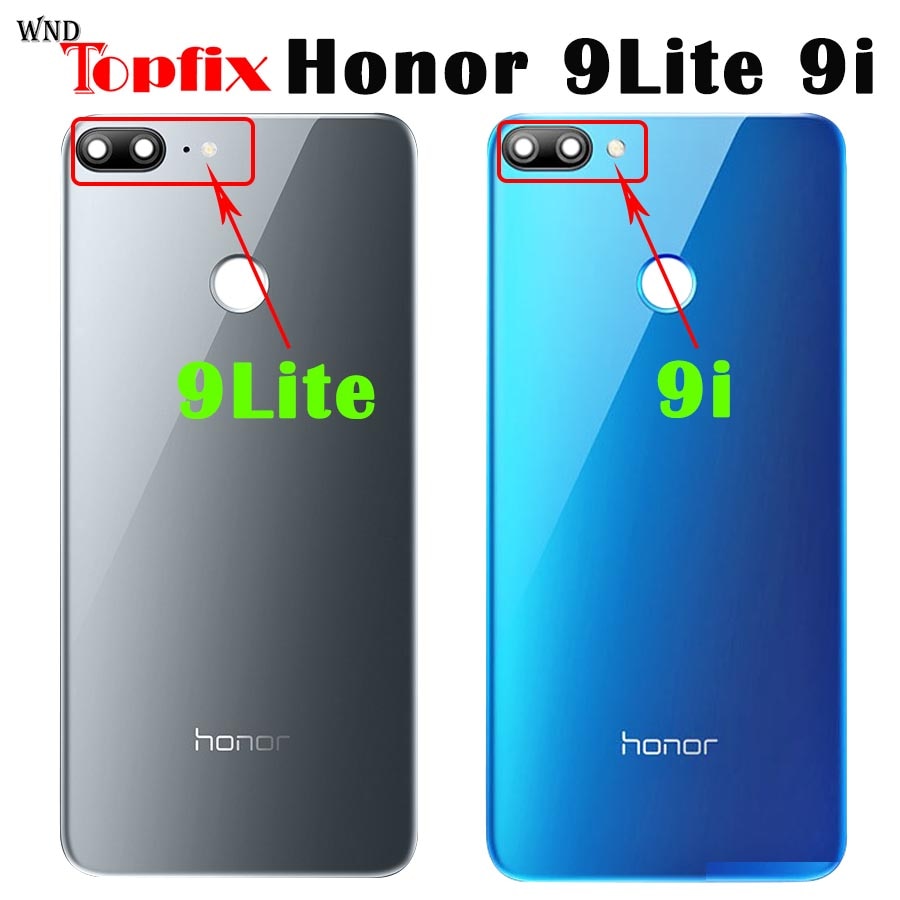 New For Huawei Honor 9i Back Battery Cover Door Rear Glass Housing Case For Honor 9 Lite Battery Cover Honor 9 Lite Housing