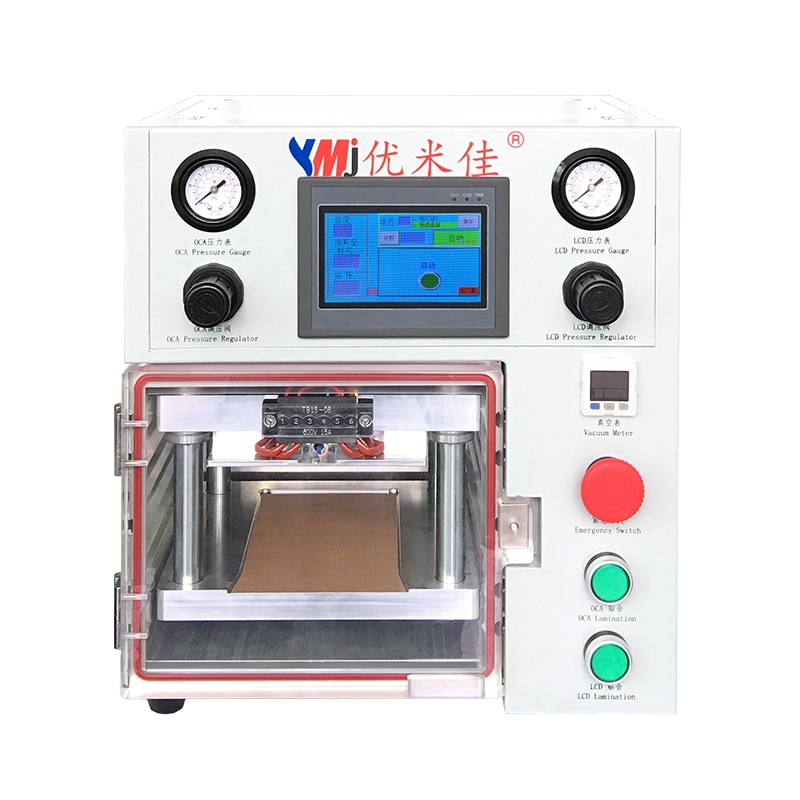 ymj newest mini portable lamination machine for edge screen and flat screen repair