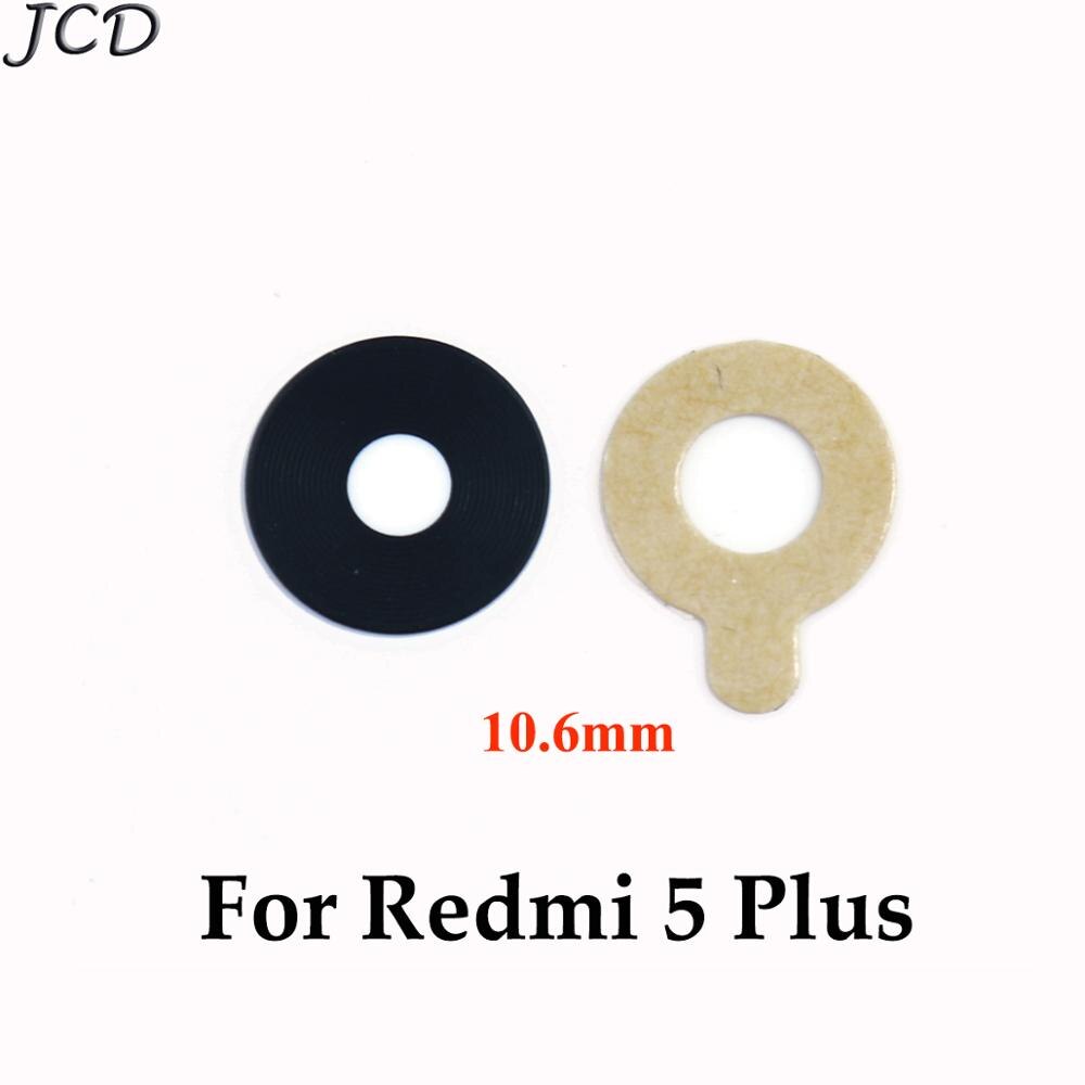 JCD Tested For Xiaomi Redmi 5 Plus Rear Back Camera Glass Lens Cover with Adhesive Sticker Replacement Spare Parts