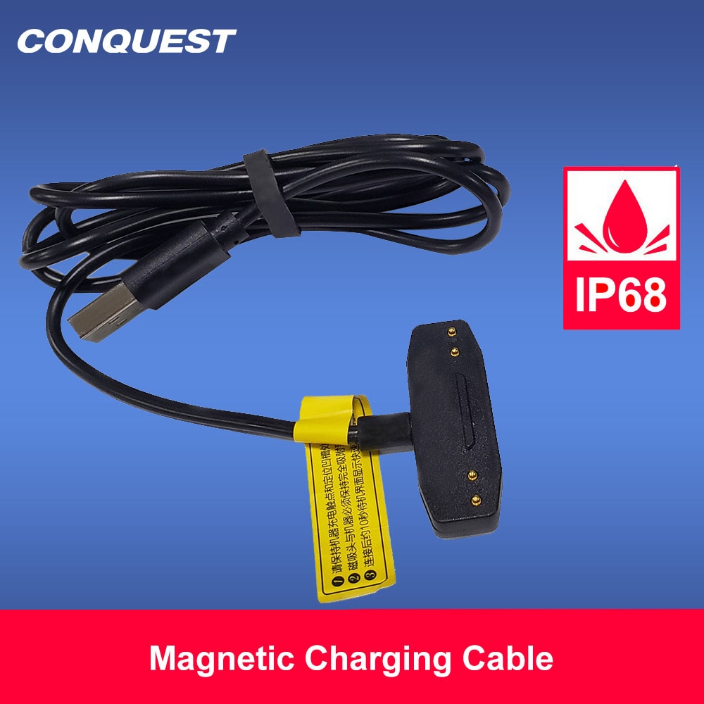 100% Original magnetic cable for CONQUEST S16/S8 / S11 / S12Pro fast charging for Rugged smartphone USB magnetic charging cable