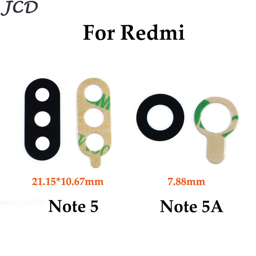 JCD Rear Back Camera Lens Glass Cover For Xiaomi Redmi Note 5 note5 / for Redmi Note 5A With Adhesive Sticker Repair Parts